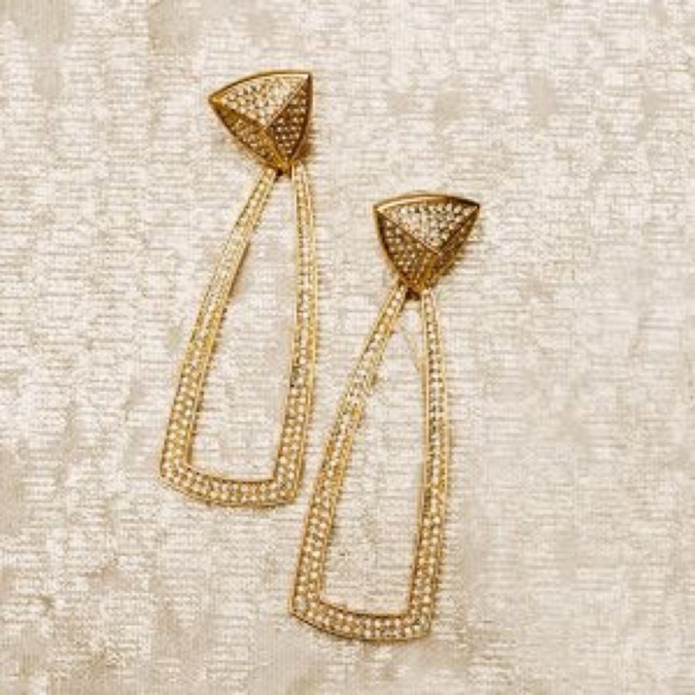 House of Harlow 1960 Mesa Door Knocker Earrings - Picture 7 of 8